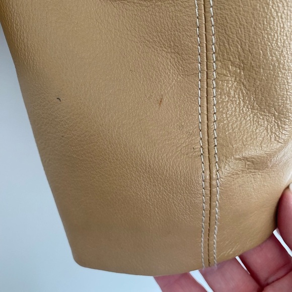 Vintage Y2K Wilson Leather Women's XL Tan‎ Leather Jacket Blazer Western Maxima - Picture 6 of 14